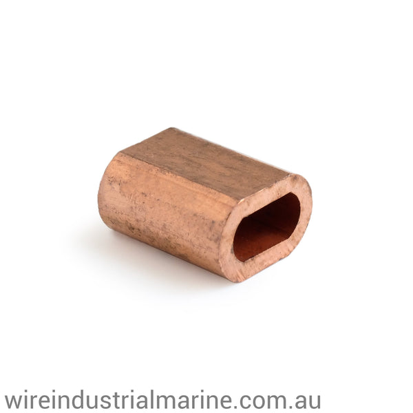4.5mm - Copper - DIN Code machine press ferrule for stainless steel wire-wireindustrialmarine