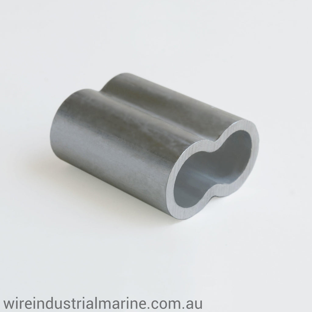 Soft Rope Swages 10mm Alloy rope swage – Wire Industrial & Marine