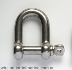 10mm Stainless steel shackles-SS Shackle5-Rigging and accessories-wireindustrialmarine