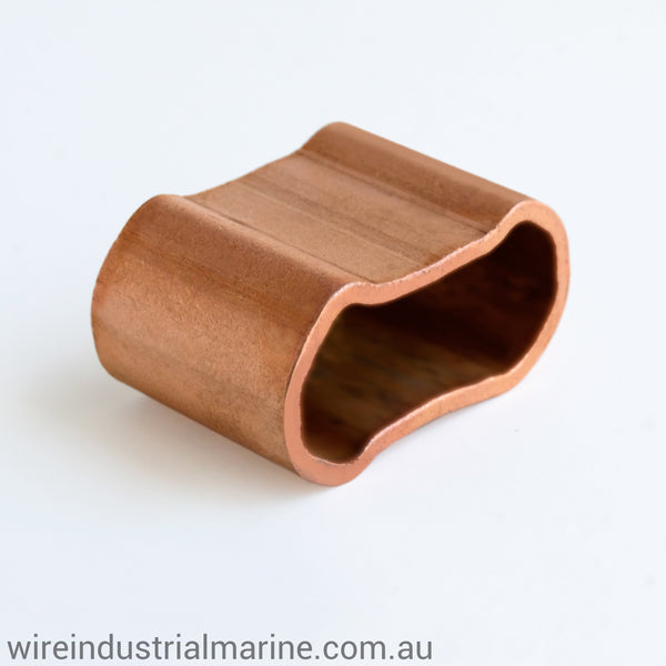 12mm Copper swage for fibre rope-CRS-12.0-wireindustrialmarine