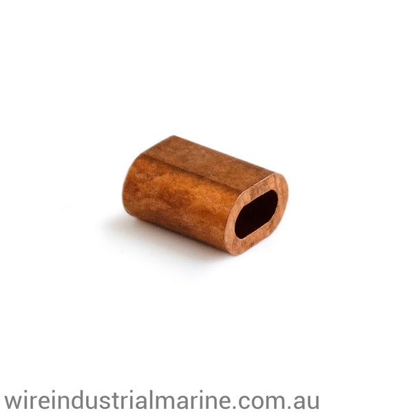 1.5mm - Copper - DIN Code machine press ferrule for stainless steel wire-wireindustrialmarine