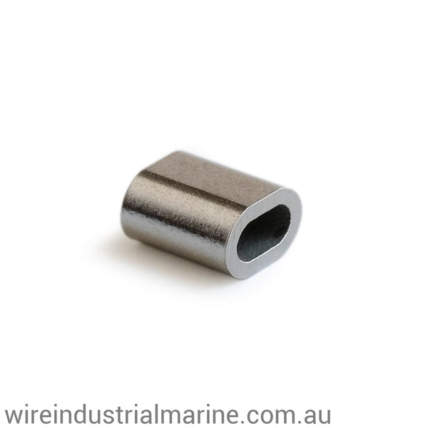 2mm - 316 Stainless Steel - DIN Code machine press ferrule for stainless steel wire-wireindustrialmarine