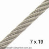 2mm 7x19 Stainless steel wire by the metre - wireindustrialmarine.com.au