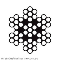 2mm 7x7 Stainless steel wire by the metre - wireindustrialmarine.com.au