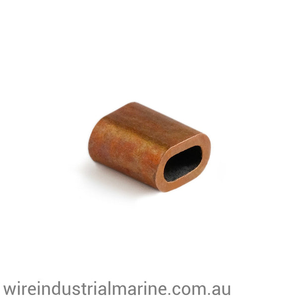 2mm - Copper - DIN Code machine press ferrule for stainless steel wire-wireindustrialmarine