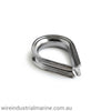 3mm Stainless steel thimble-SST-3.0-Rigging and accessories-wireindustrialmarine