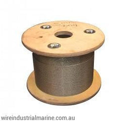 4.8mm 7x19 Stainless steel wire 305 metre reel - wireindustrialmarine.com.au