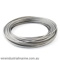 4.8mm 7x19 Stainless steel wire by the metre - wireindustrialmarine.com.au