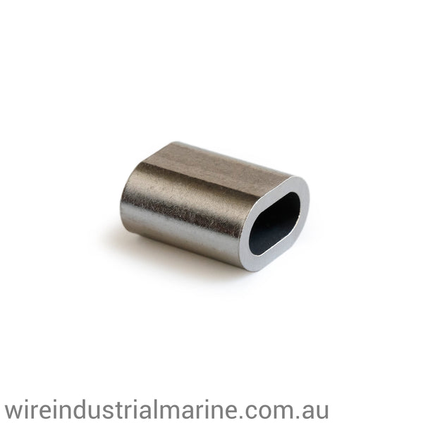 4mm - 316 Stainless Steel - DIN Code machine press ferrule for stainless steel wire-wireindustrialmarine