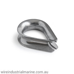 5mm Stainless steel thimbles-Rigging and accessories-wireindustrialmarine