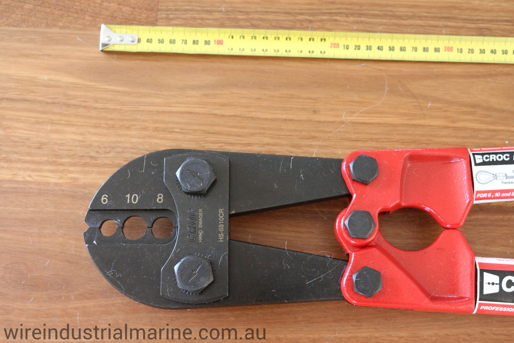 4mm, 6mm & 8mm hand swage tool – Wire Industrial & Marine