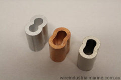 8mm Alloy swage for wire rope-AS-8.0-wireindustrialmarine