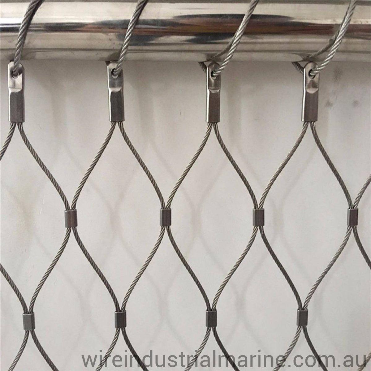 Machine Cable Mesh 2mm Stainless Steel Cable Mesh | Wire Industrial & Marine – Wire ...